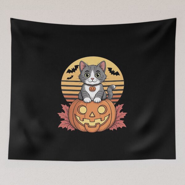 Item preview, Halloween Devon Rex designed and sold by ShelFisher.
