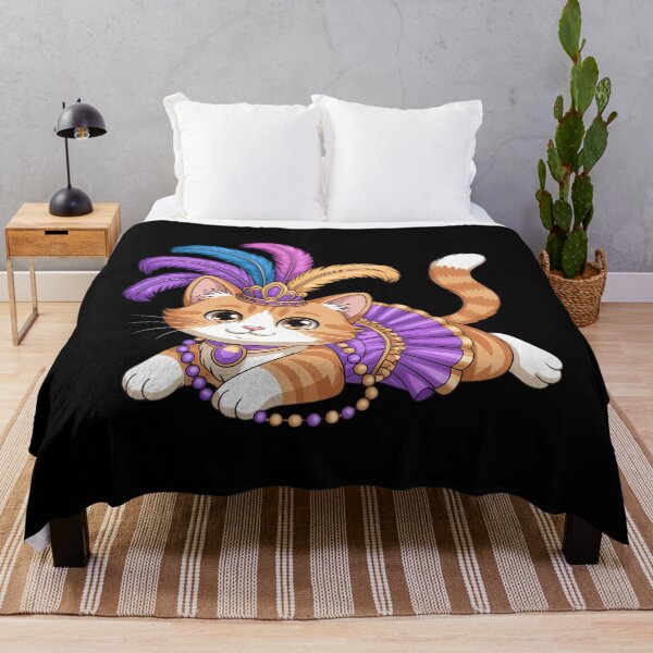 Item preview, Mardi Gras Cat CUTE designed and sold by CruelShadesSt.
