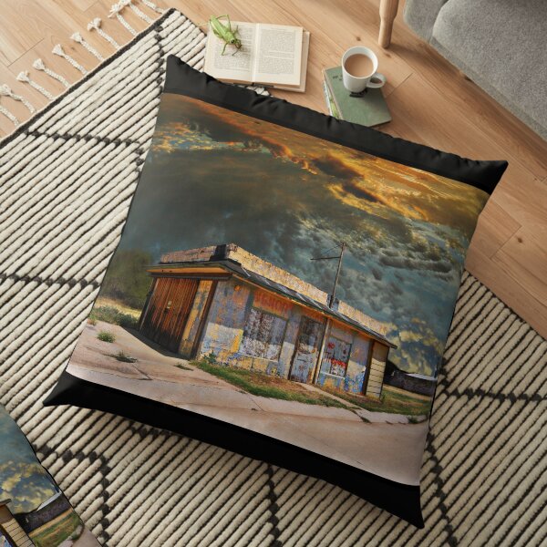 Jackson Mississippi Sky looms over McLean Texas Floor Pillow