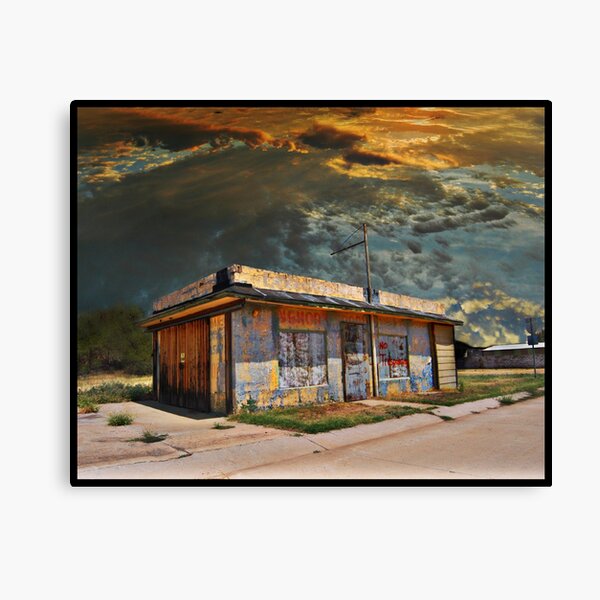 Jackson Mississippi Sky looms over McLean Texas Canvas Print