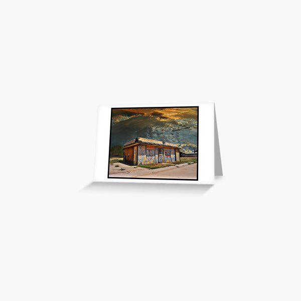 Jackson Mississippi Sky looms over McLean Texas Greeting Card