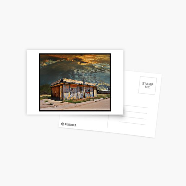 Jackson Mississippi Sky looms over McLean Texas Postcard