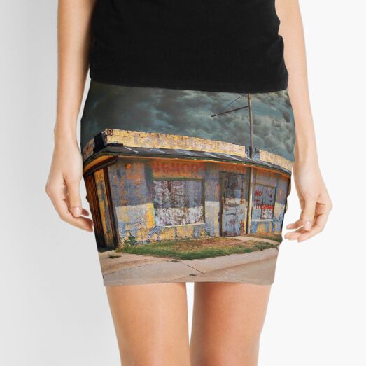 Jackson Mississippi Sky looms over McLean Texas Mini Skirt