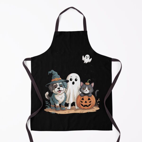 Item preview, Halloween Dog and Cat, Witch Ghost Cute Pet Costume designed and sold by ShelFisher.