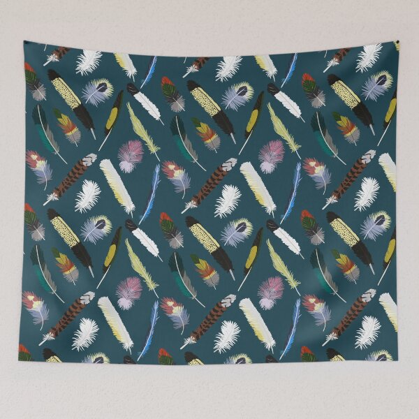 Item preview, Australian Bird Feathers Cockatoo Kookaburra Rainbow Lorikeet designed and sold by Lozzie Eliza Designs.