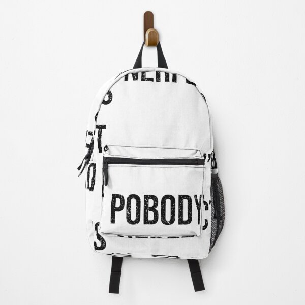 Item preview, Funny Nerdy Pobody's Nerfect Black Text designed and sold by MathWare MathClips.