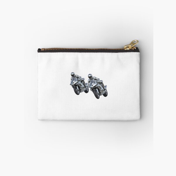 Item preview, Two motorbike riders turning in a race curve_15_Metallic paint designed and sold by Aariq.