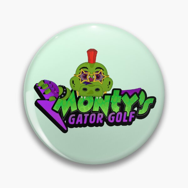 Item preview, Monty's Gator Golf Sticker  designed and sold by LittleRockArt.