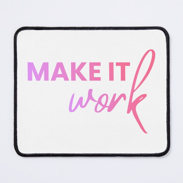 Item preview, Make It Happen Ombre Inspiring Quote designed and sold by Studio Sonders.