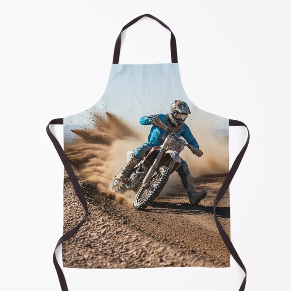 Item preview, A motocross racer taking a tight corner in the desert designed and sold by homydesign.