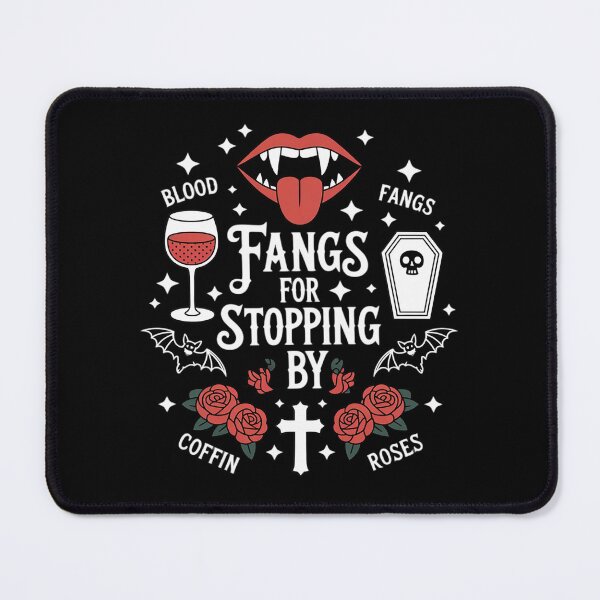 Item preview, Halloween Fangs for Stopping by Vampire Bat Women Men designed and sold by Sandrhaus.