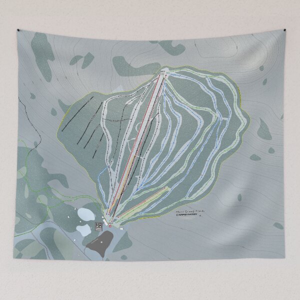 Item preview, Mont Grand-Fonds Resort Trail Map designed and sold by Mapsynergy.