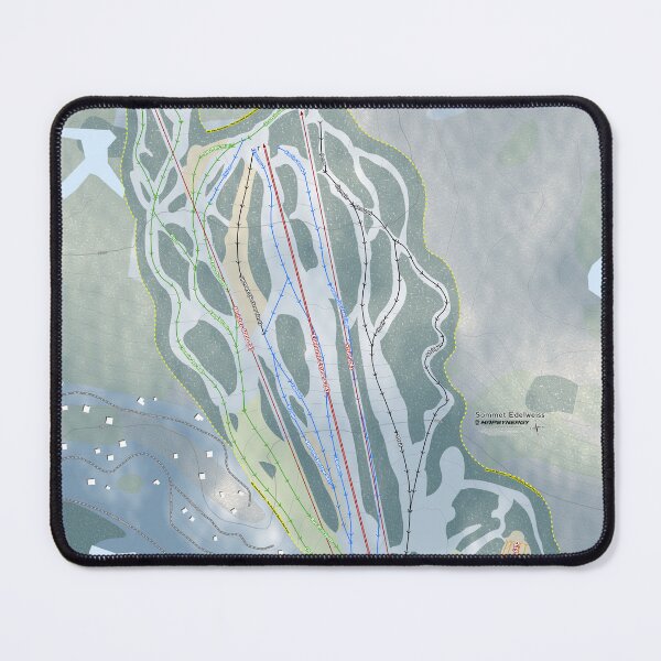Item preview, Sommet Edelweiss Resort Trail Map designed and sold by Mapsynergy.