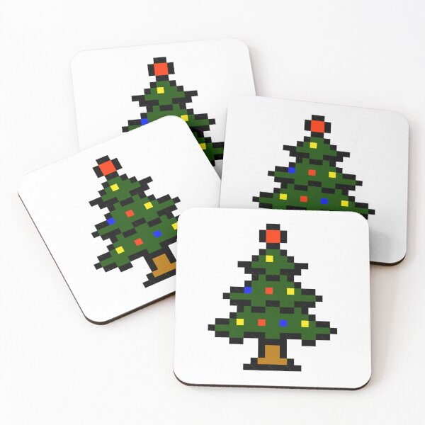 Item preview, Christmas tree Pixel Xmas - Holiday gift Sticker designed and sold by DemetMath.