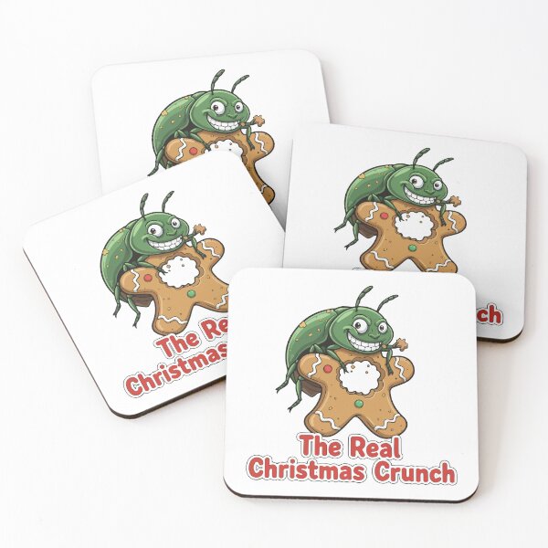 Item preview, Christmas beetle - festive christmas aussie beetle eating cookie - the real christmas crunch  designed and sold by Prtina.