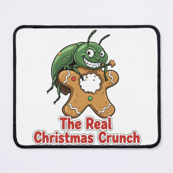Item preview, Christmas beetle - festive christmas aussie beetle eating cookie - the real christmas crunch designed and sold by Prtina.