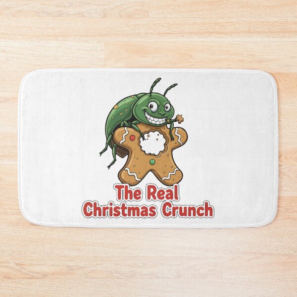 Item preview, Christmas beetle - festive christmas aussie beetle eating cookie - the real christmas crunch  designed and sold by Prtina.