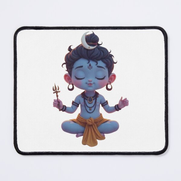 Item preview, Meditating Baby Shiva in Lotus Pose designed and sold by PranaProjectDesigns.