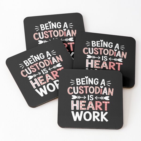 Item preview, Being A Custodian Heart Work Custodian Valentines Day designed and sold by Moxizz.