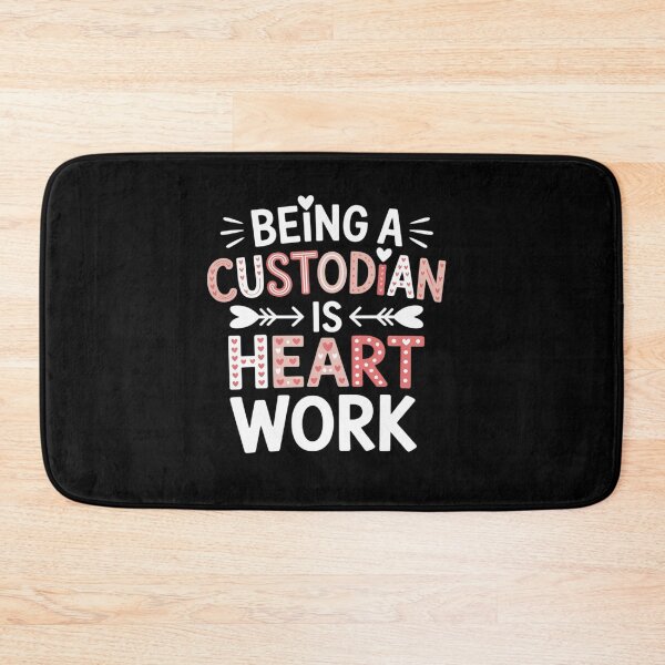 Item preview, Being A Custodian Heart Work Custodian Valentines Day designed and sold by Moxizz.