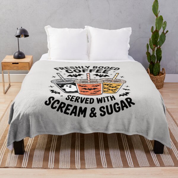 Item preview, Halloween Freshly Boo'd Coffee Served with Scream & Sugar designed and sold by Sandrhaus.