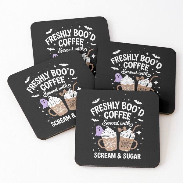 Item preview, Halloween Freshly Boo'D Coffee Served with Scream and Sugar designed and sold by Sandrhaus.