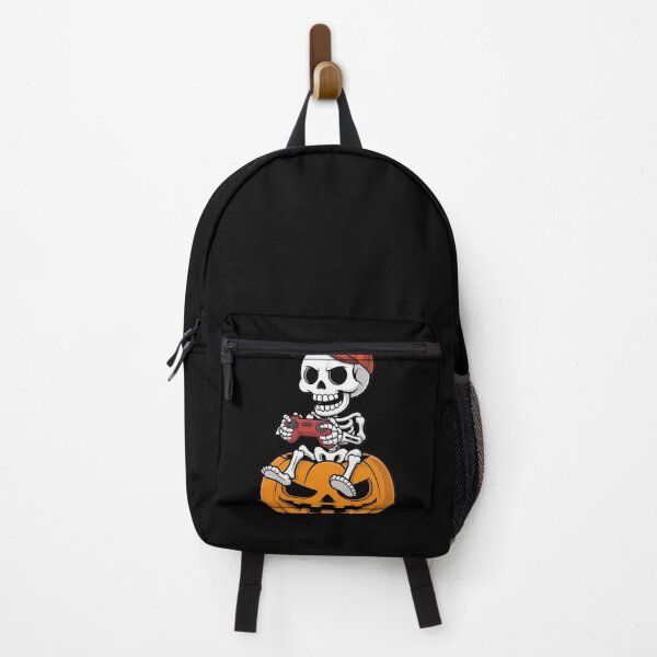 Item preview, Halloween Gamer Skeleton Pumpkin Video Gaming Boys Men Kids designed and sold by Sandrhaus.