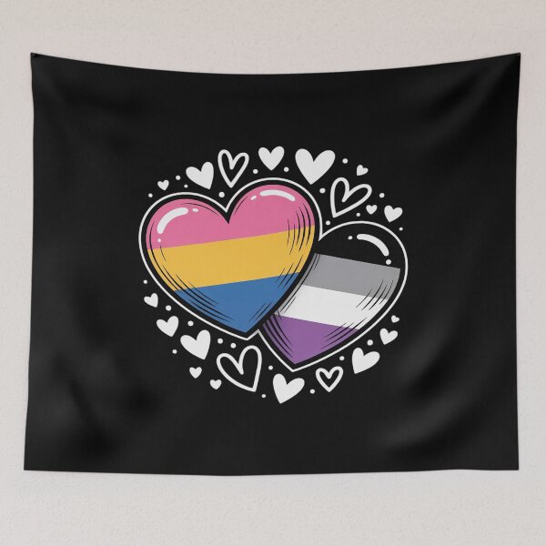 Item preview, Panromantic Demisexual Color Heart Romantic LGBTQ Pride designed and sold by Moxizz.