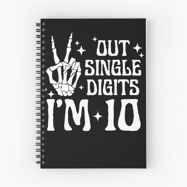 Item preview, Peace Out Single Digits I'M 10 Birthday Skeleton Girls Boys designed and sold by TysonLangosh.