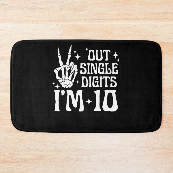 Item preview, Peace Out Single Digits I'M 10 Birthday Skeleton Girls Boys designed and sold by TysonLangosh.