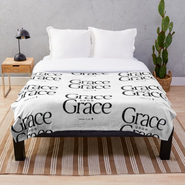 Item preview, Grace Upon Grace Fitted T-Shirt designed and sold by grmnts by KCC.