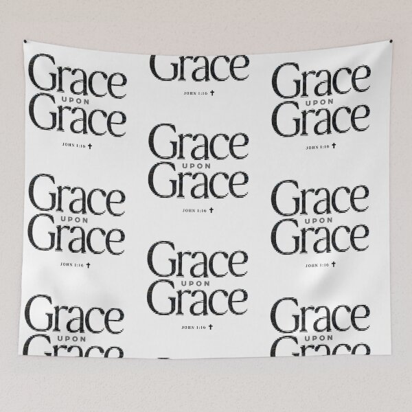 Item preview, Grace Upon Grace Fitted T-Shirt designed and sold by grmnts by KCC.