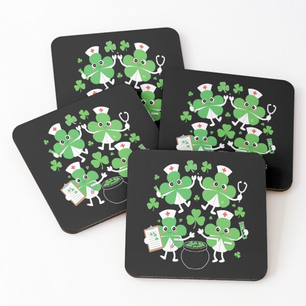 Item preview, St Patricks Day Shamrock Nurses designed and sold by Moxizz.