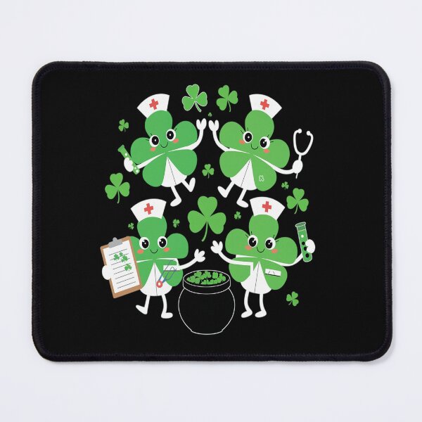 Item preview, St Patricks Day Shamrock Nurses designed and sold by Moxizz.
