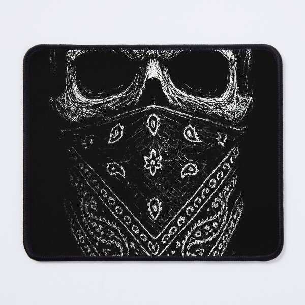 Item preview, Distressed Outlaw Bandana Skull Illustration designed and sold by Mortisigil.