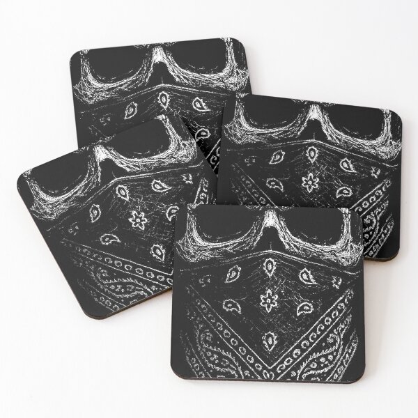 Item preview, Distressed Outlaw Bandana Skull Illustration designed and sold by Mortisigil.