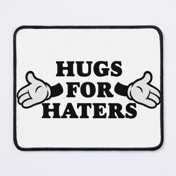 Item preview, HUGS FOR HATERS — Club Soda Kid Designs Retro Glove Hug Tee designed and sold by CLUB SODA KID DESIGNS.