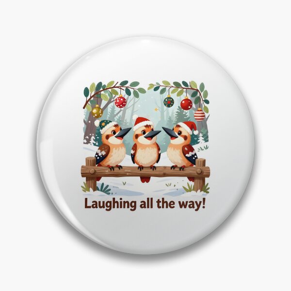 Item preview, xmas kookaburra Cute Christmas Kookaburra Choir – Laughing All the Way designed and sold by Uglyandcute.