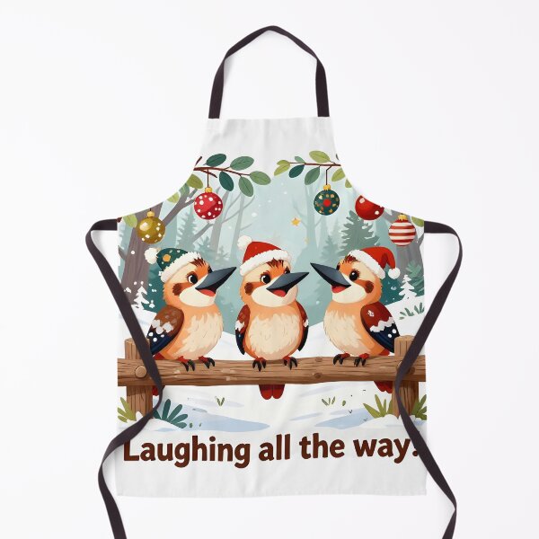 Item preview, xmas kookaburra Cute Christmas Kookaburra Choir – Laughing All the Way designed and sold by Uglyandcute.