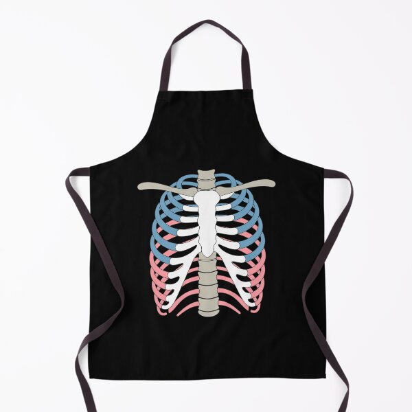 Item preview, Transgender Pride Rib Cage LGBT Skeleton designed and sold by Moxizz.