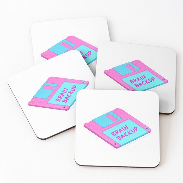 Item preview, Brain Backup Retro Vaporwave Floppy Disk Aesthetic designed and sold by evanmack90.