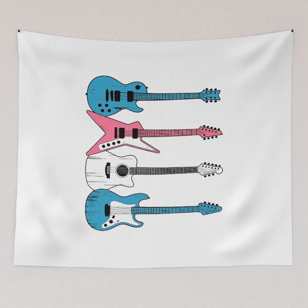 Item preview, Transgender Trans LGBT Pride Rights Electric Guitar Music designed and sold by Moxizz.