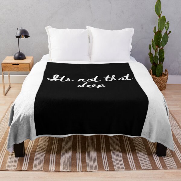 Item preview, It’s not that deep - Casual Script Typography Quote designed and sold by Extremeallie.