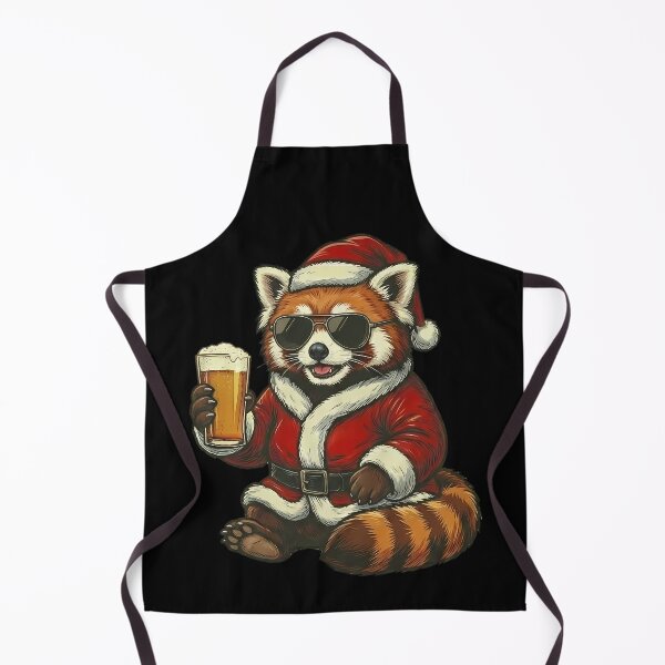 Item preview, Cool Red Panda Santa Sunglasses Beer Christmas designed and sold by k3rstman1.