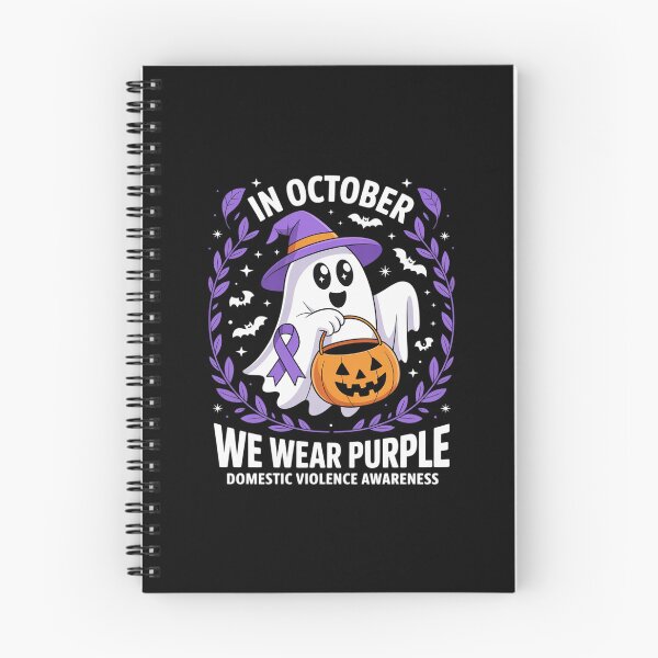 Item preview, Halloween Ghost Purple Domestic Violence Awareness designed and sold by Sandrhaus.