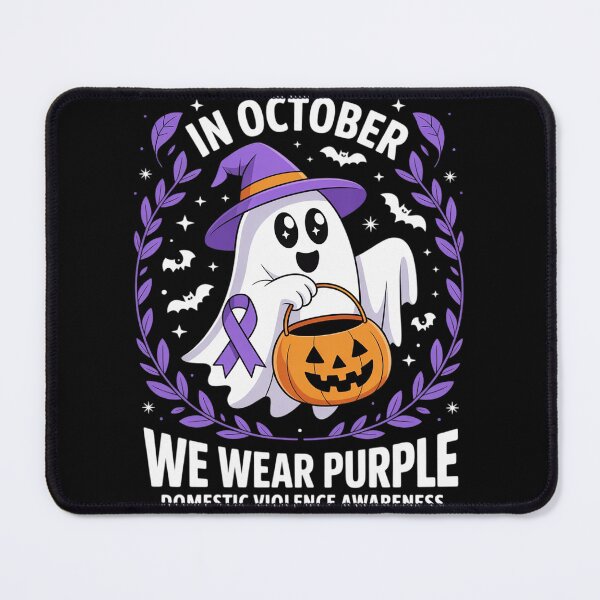 Item preview, Halloween Ghost Purple Domestic Violence Awareness designed and sold by Sandrhaus.