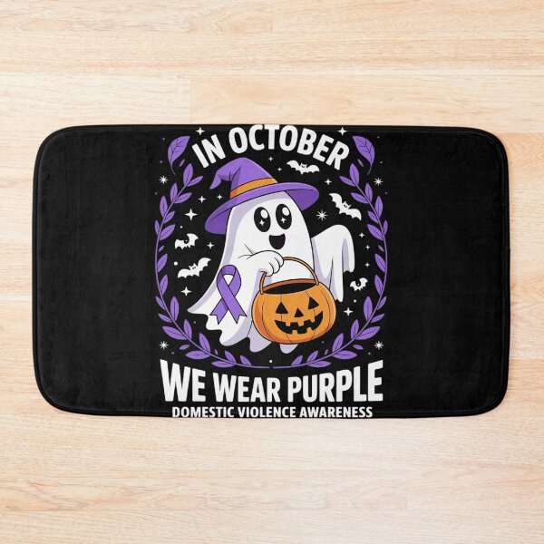 Item preview, Halloween Ghost Purple Domestic Violence Awareness designed and sold by Sandrhaus.