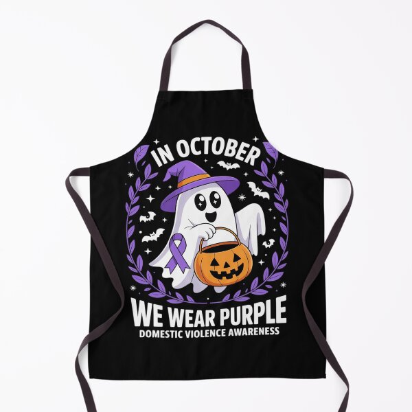 Item preview, Halloween Ghost Purple Domestic Violence Awareness designed and sold by Sandrhaus.