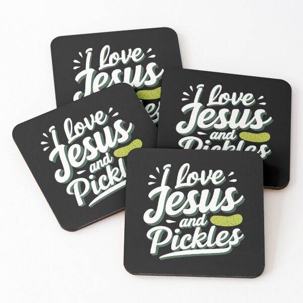 Item preview, I Love Jesus And Pickles designed and sold by TommieJune.