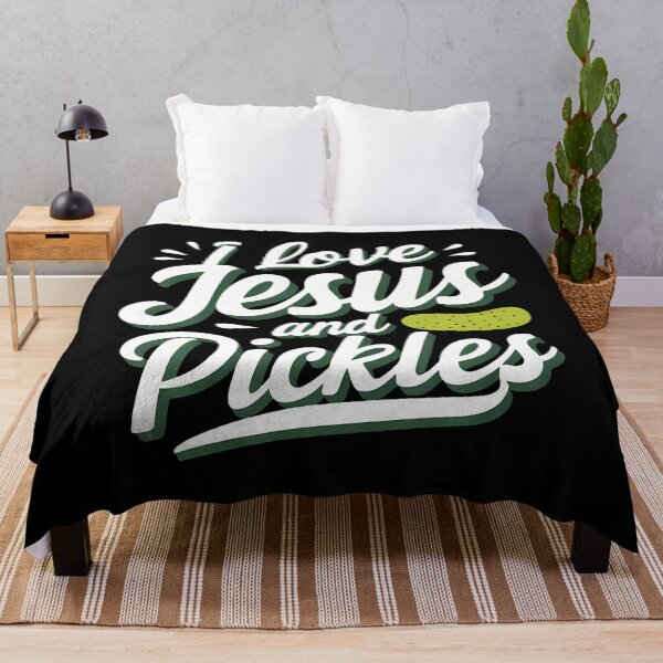 Item preview, I Love Jesus And Pickles designed and sold by TommieJune.